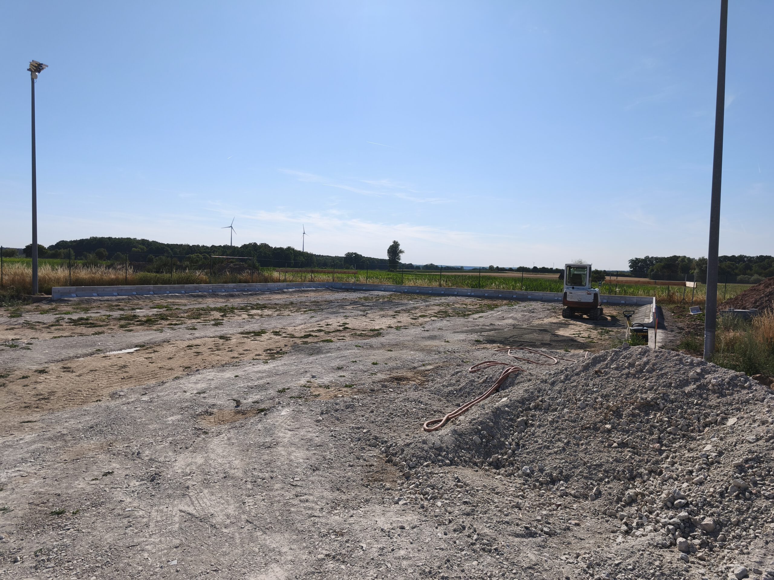 Soccercourt schreitet voran